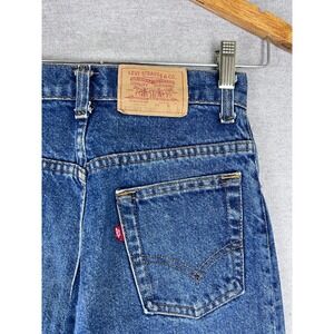 Vintage Levis 717 Student Jeans Made in USA Blue Straight Leg 24x28 717-0217